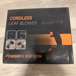 Cordless Leaf Blower Powerful Suction