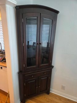 Corner Curio Cabinet