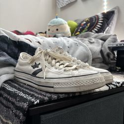 White low top Converse