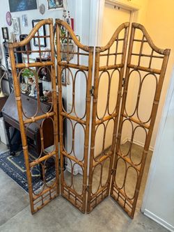 Vintage bamboo divider