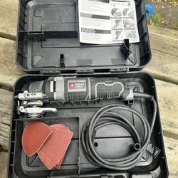 Porter-Cable PCE605 Multi-Tool w/ Case + Depth Guide & Sandpaper