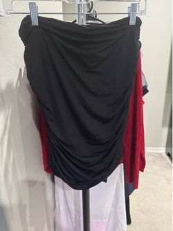 Tube top, Black, size XL