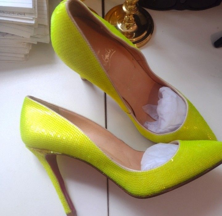 Authentic Christian Louboutin Pigalle Heels 8