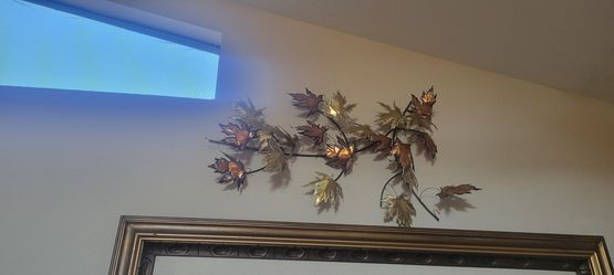 Metal Leaf Wall Art