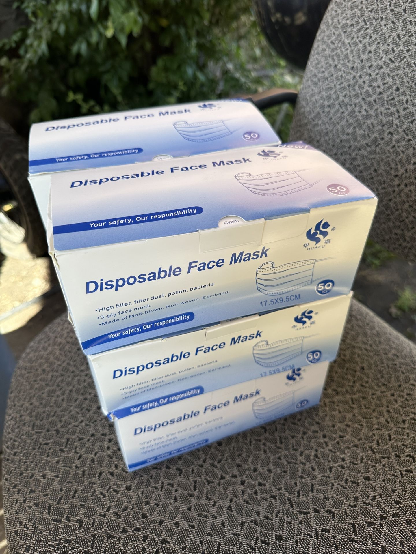 300 new face masks all 6 boxes of 50 for $10