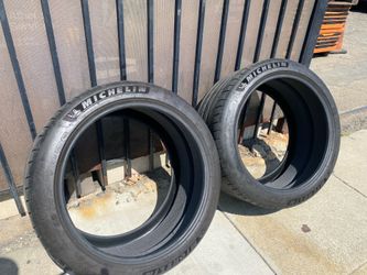 2-295/35/20 Michelin Pilot Sport 4S, 40%, sell both $200 cash