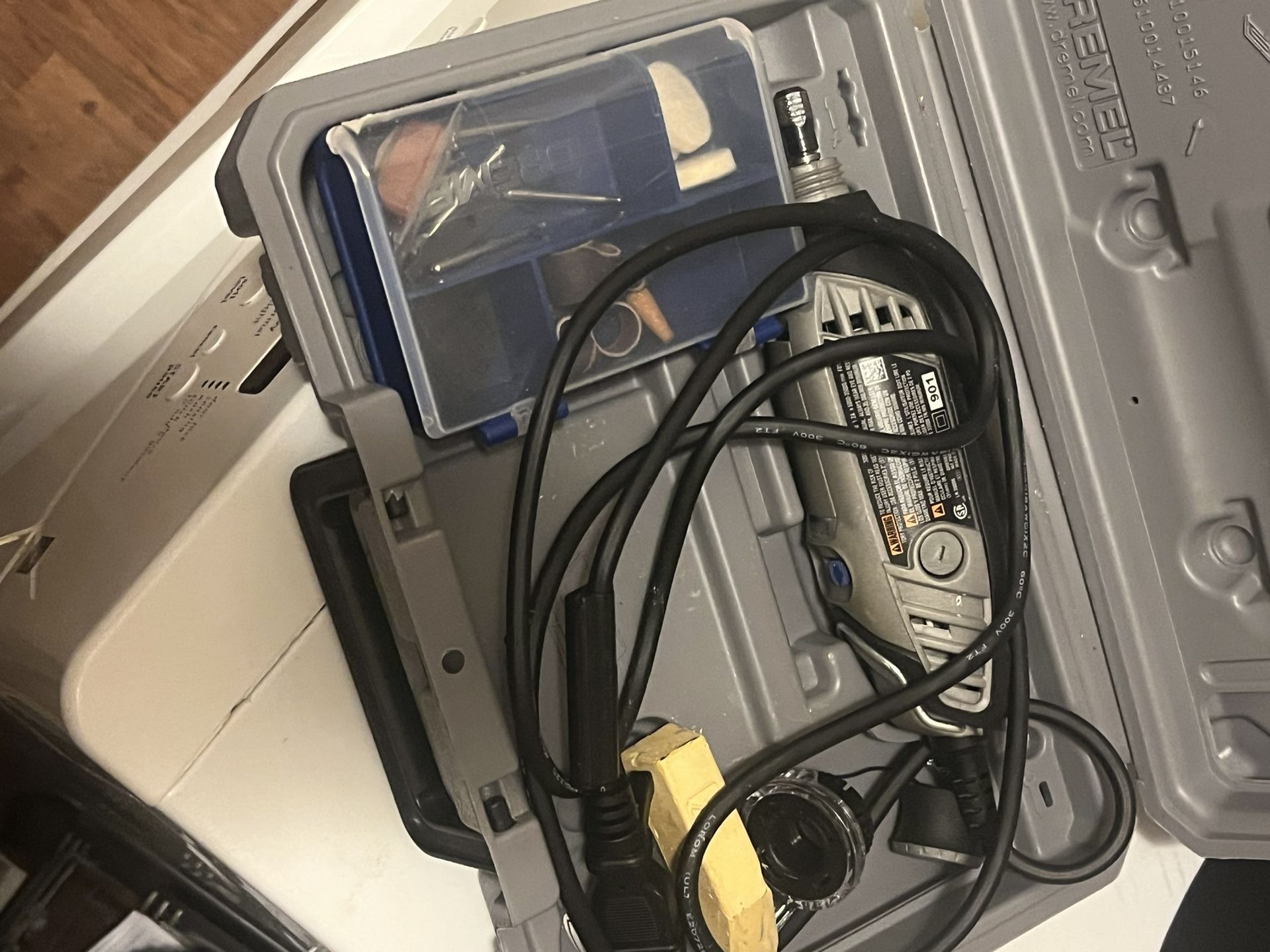 Dremel With Case and extra drill bits