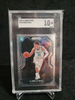 2020-21 panini prizm #278 lamelo ball rookie