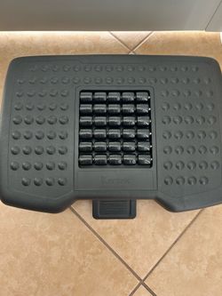 Adjustable Footrest with Messaging Rollers