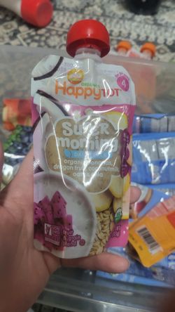 Happy Tot - Super Morning - Dragon Fruit - Qty 16 - $15