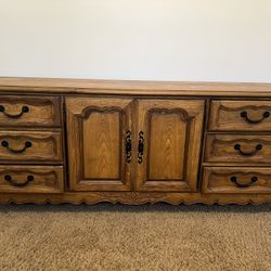 Drexel Wood Dresser Vintage