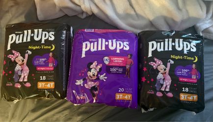3 packs of pull ups