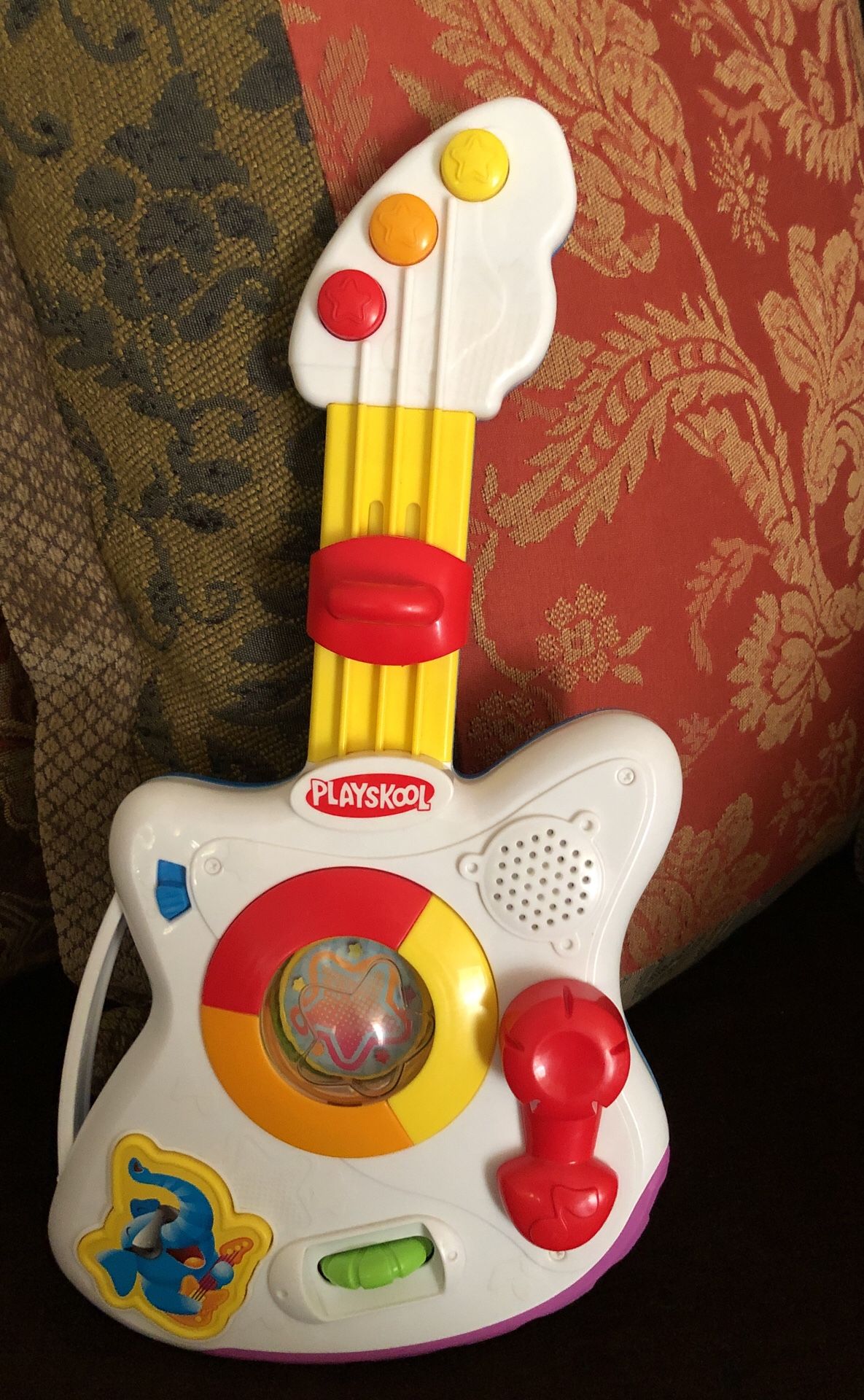 Collectible Playskool Rocktivity Jump ‘N Jam Guitar Toy for sale.