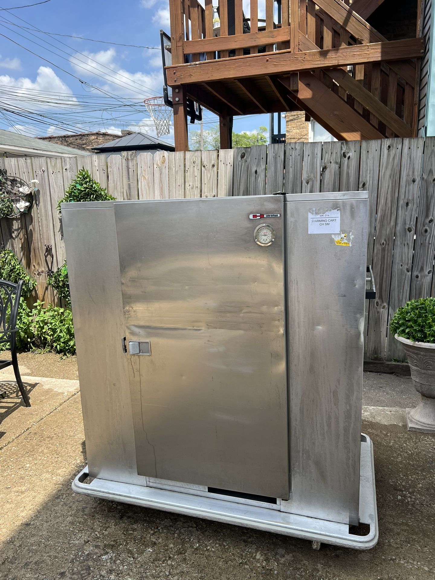 Food Warming Cart, Missing Warmer Part