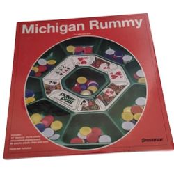 Michigan Rummy Classic Board Game Cards New Plastic Sealed Pressman