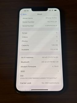 iPhone 13 Pro 128GB Unlocked