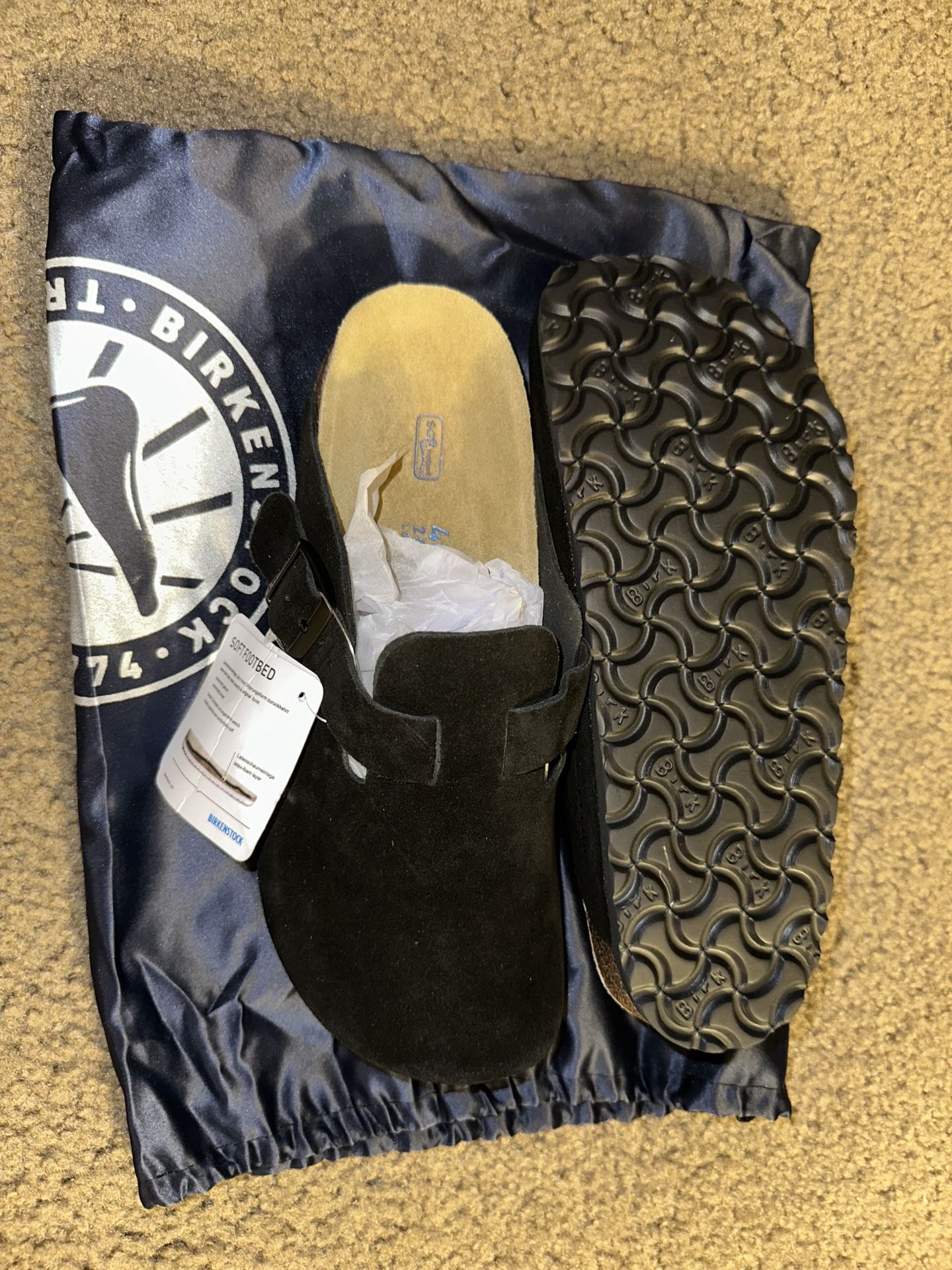 Black Birkenstock Boston Clog Size 40 Eu / 7 Mens