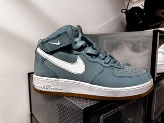 Blue Suede Mid Top Forces