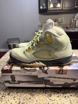 Size 13 Jordan 5 Retro Jade Horizon 2022 SKU DC7501-300 Used