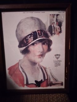 The Saturday evening post August 7 1927 .Frame original..