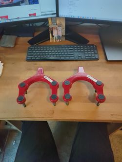 Red Rubicon Hooks for Jeep 2018+