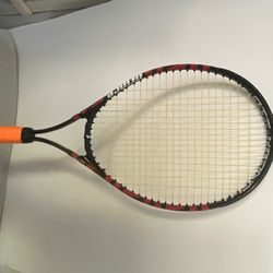 Prince Tennis Racquets Thunder 110  Grip Size 4 1/4 New String New Grip