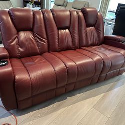 Power Recliner Sofa And Love Sit