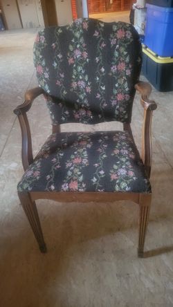 Antique Emroidered Chair
