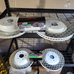 Drill Slot Rotors Brake Pads 2wd 4x4 AWD custom Designed Rotors 