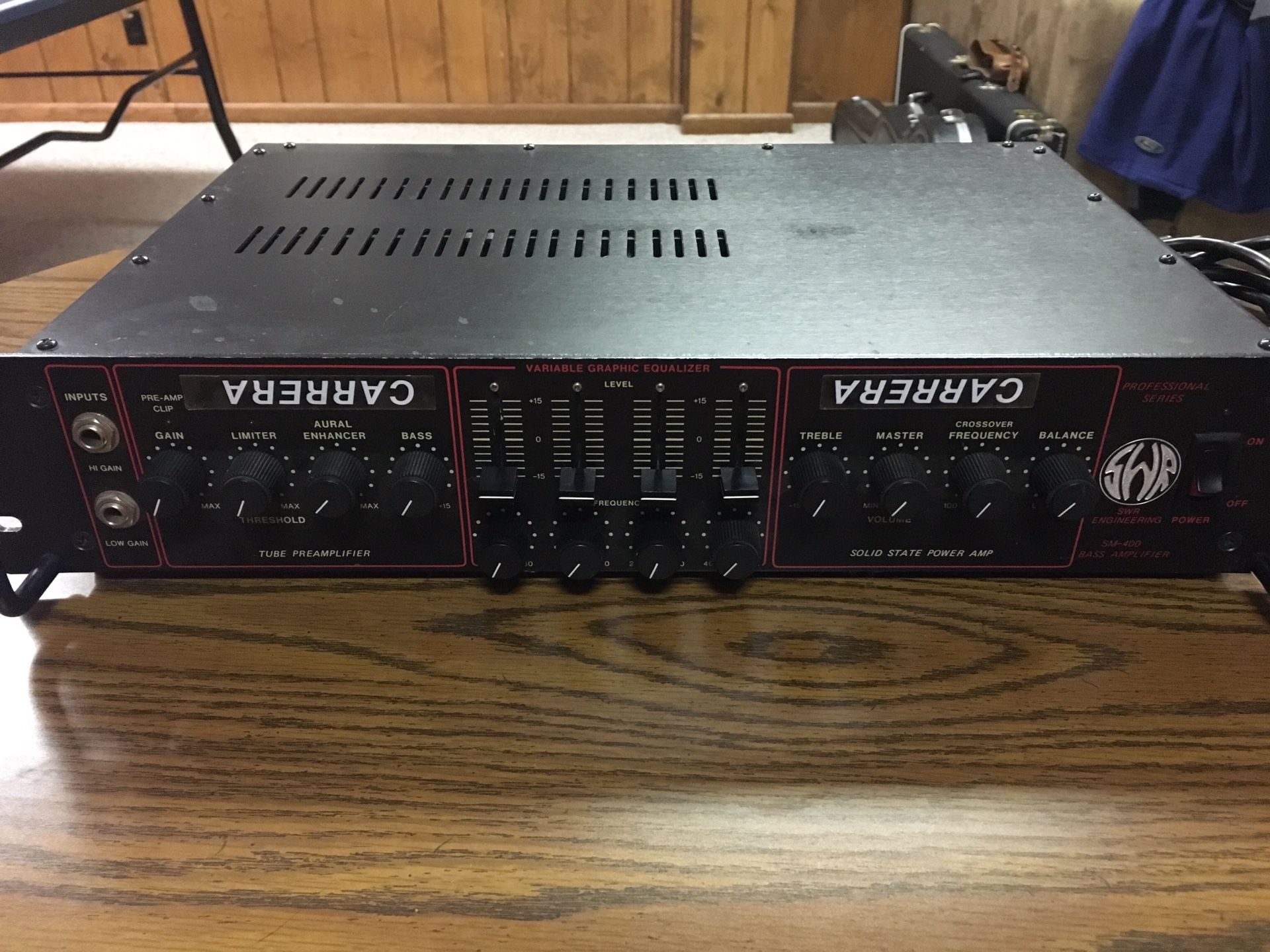 SWR SM-400 Prototype - RARE! Includes free Calzone 6 space rack!