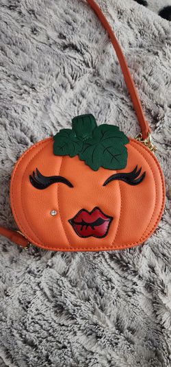 Betsey Johnson pumpkin purse