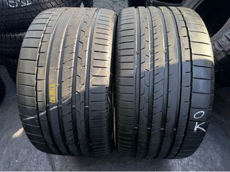 2 tires marca CONTINENTAL 325/35ZR22 $200