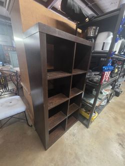 4 feet tall used cube shelf, just $20