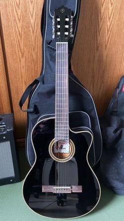 Palmer Classical Cutaway Acoustic Guitar Black