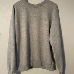 Champion men’s grey crewneck sweatshirt size