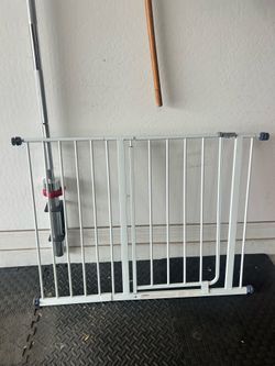 White Metal Baby Safety Gate