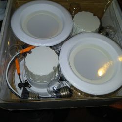 4 Piece Set Of 6" Recessed Ceiling Lights 