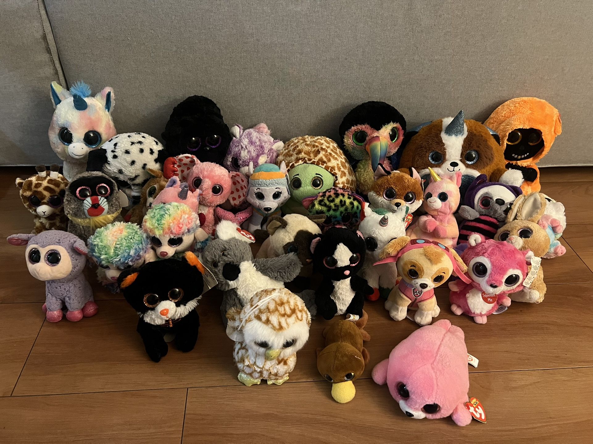 Plush Toys Ty All For $25