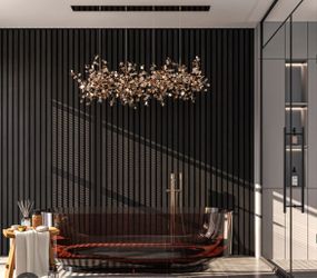 2’ x 8’ acoustic wood panels with extra thick padding