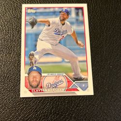 Clayton Kershaw Baseball Card