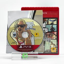 Grand Theft Auto San Andreas [Greatest Hits] (Sony PlayStation 3 PS3, 2015) CIB