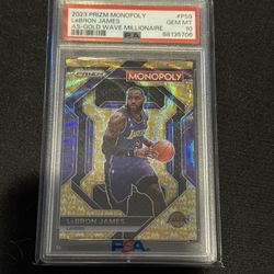 Lebron James Numbered 9/10 PRIZM CARD