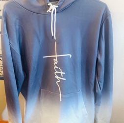 Grey Ombre Men’s Faith Hoodie and Pants Set
