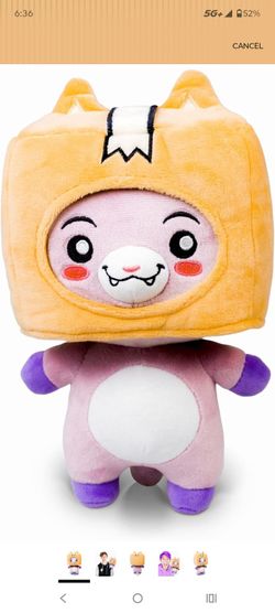 Foxy 9 inch lanky box plush