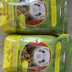 Ferret Food  2 Bags 