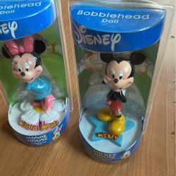 Mickey And Minnie Mouse BOBBLEHEAD 
