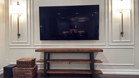 Pottery Barn Griffin Reclaimed Wood Media Console (70")