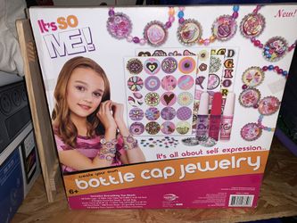 Bottle cap jewelry kit NEW