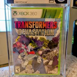 Transformers Devastation - WATA 9.8 A++ Sealed - Xbox 360. Population 7.