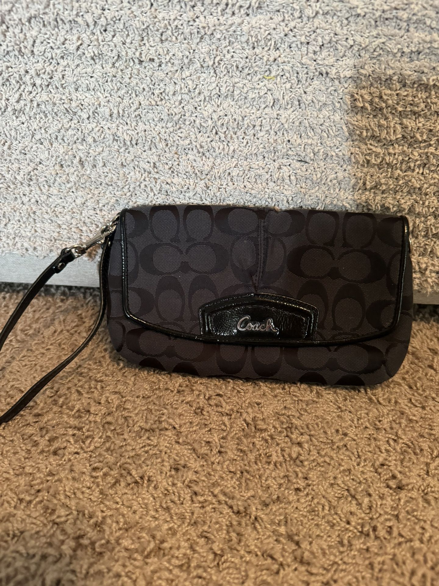 Coach Black Clutch